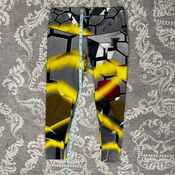 Fiber Sportswear Women's Geometric Hexagon Leggings Multicolor One Size - Picture 4 of 7